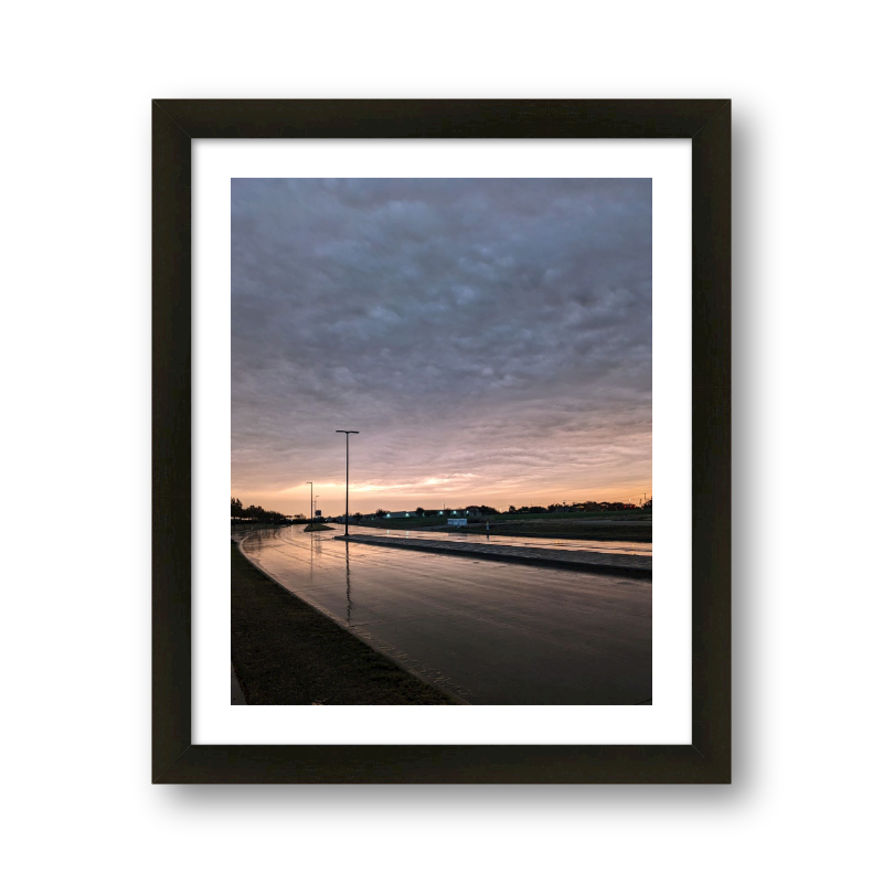 Sunrise After Rain Street View