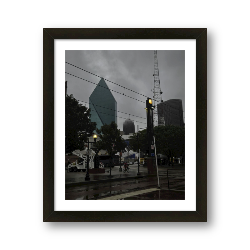 Dallas In Rain And Gloom
