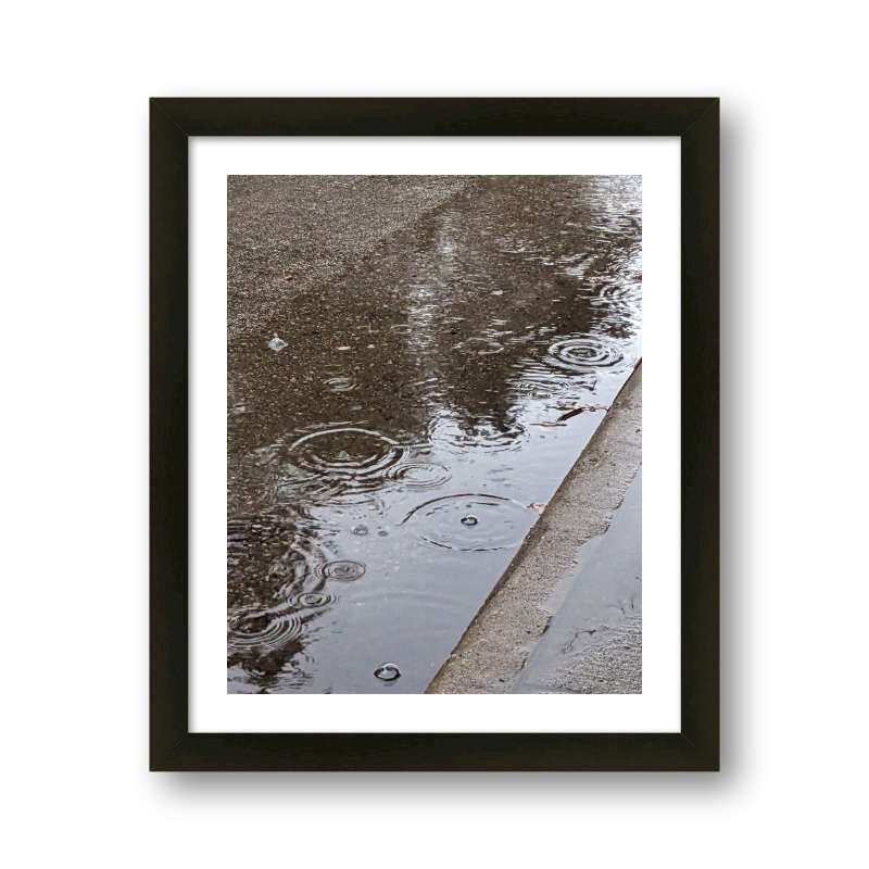 Rain Drops In The Gutter