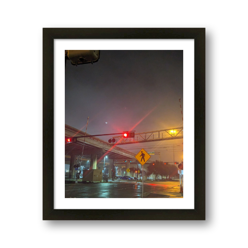 Moon Over A Rainy Night