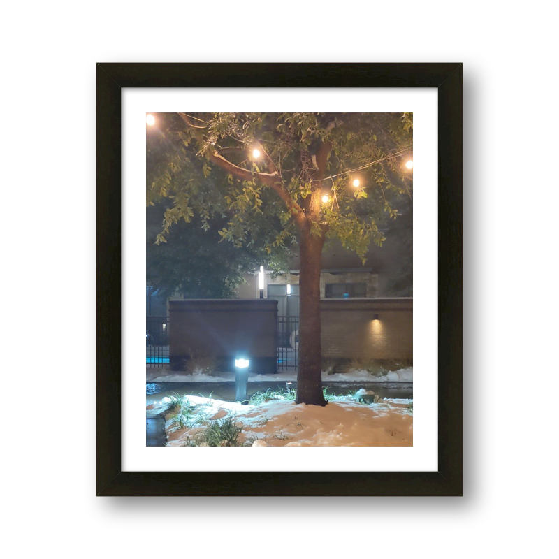 Snow Under The Lights