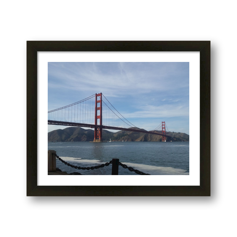 Golden Gate With Boats
